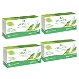 Organ(y)c, Tampons aus 100% zertifizierter Bio-Baumwolle für starke Tage - 4 Packungen zu je 16...