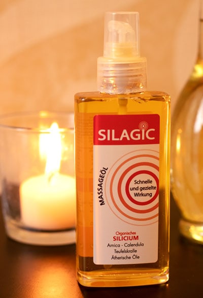 Gelenkgel Massageöl Silicium Silagic